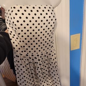 White House Black Market polka dot dress